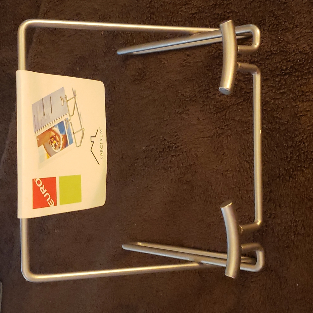 Euro Spectrum Satin‎ Nickel Cookbook Holder
